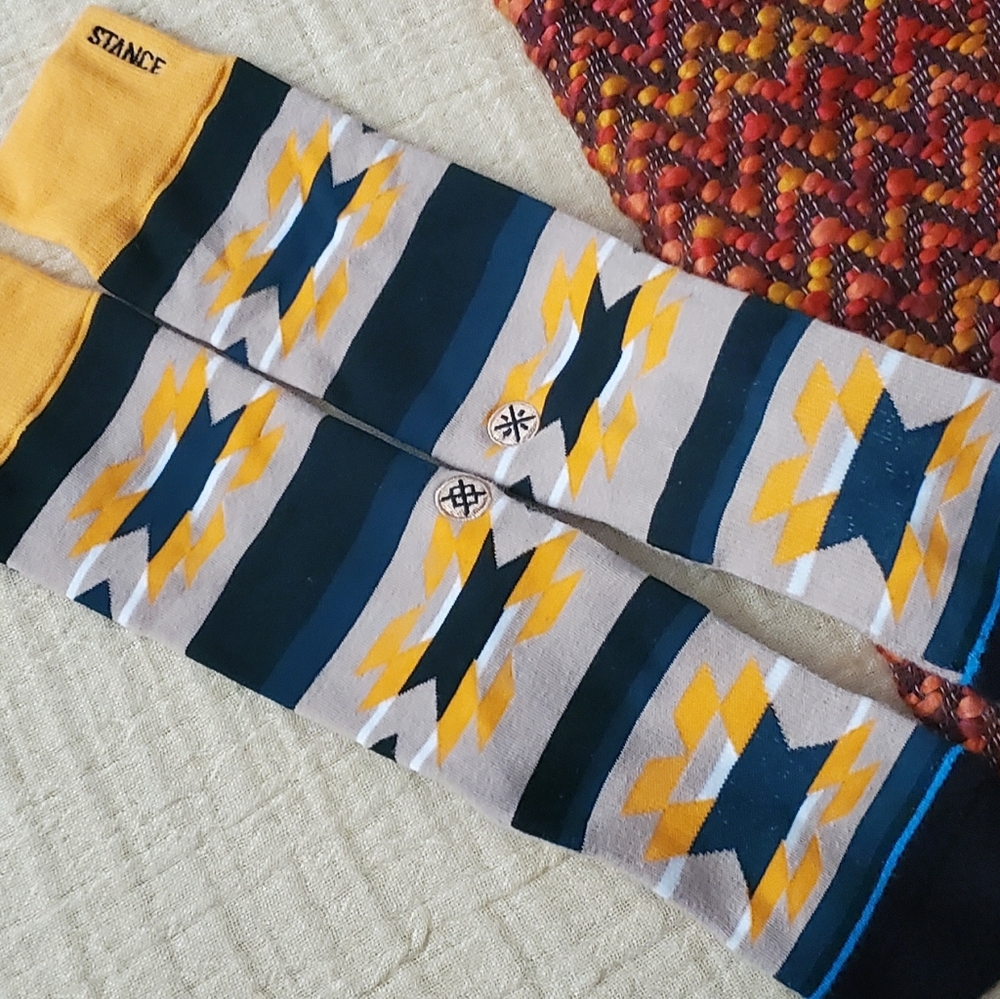 Fall dress socks. Stance and Happy Socks
